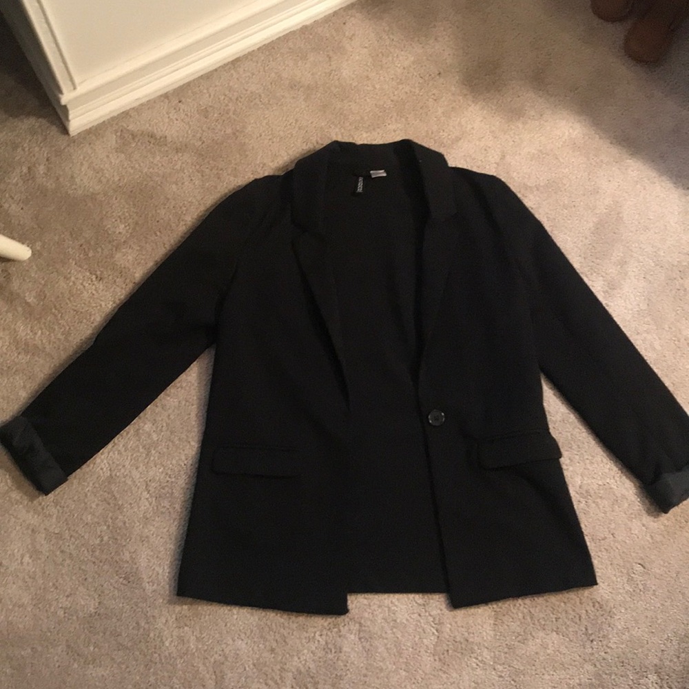 Black DIVIDED blazer